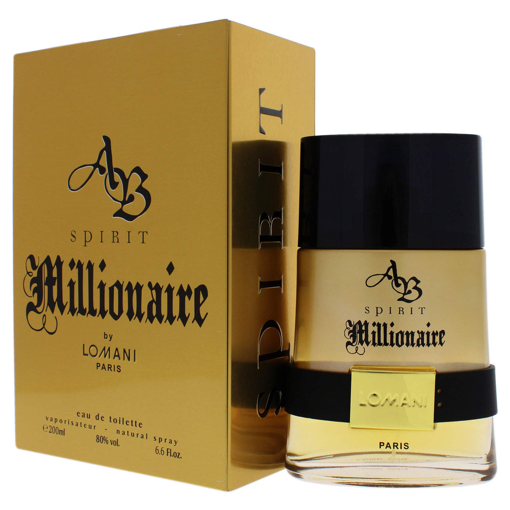 Lomani AB Spirit Millionaire spray release, even distribution for confident daily wear.