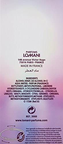 Miss Lomani packaging with the 3.3 oz bottle, gift-ready.