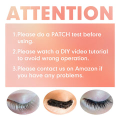 Lomansa eyelash color tubes on tray illustrate quick ten-minute process