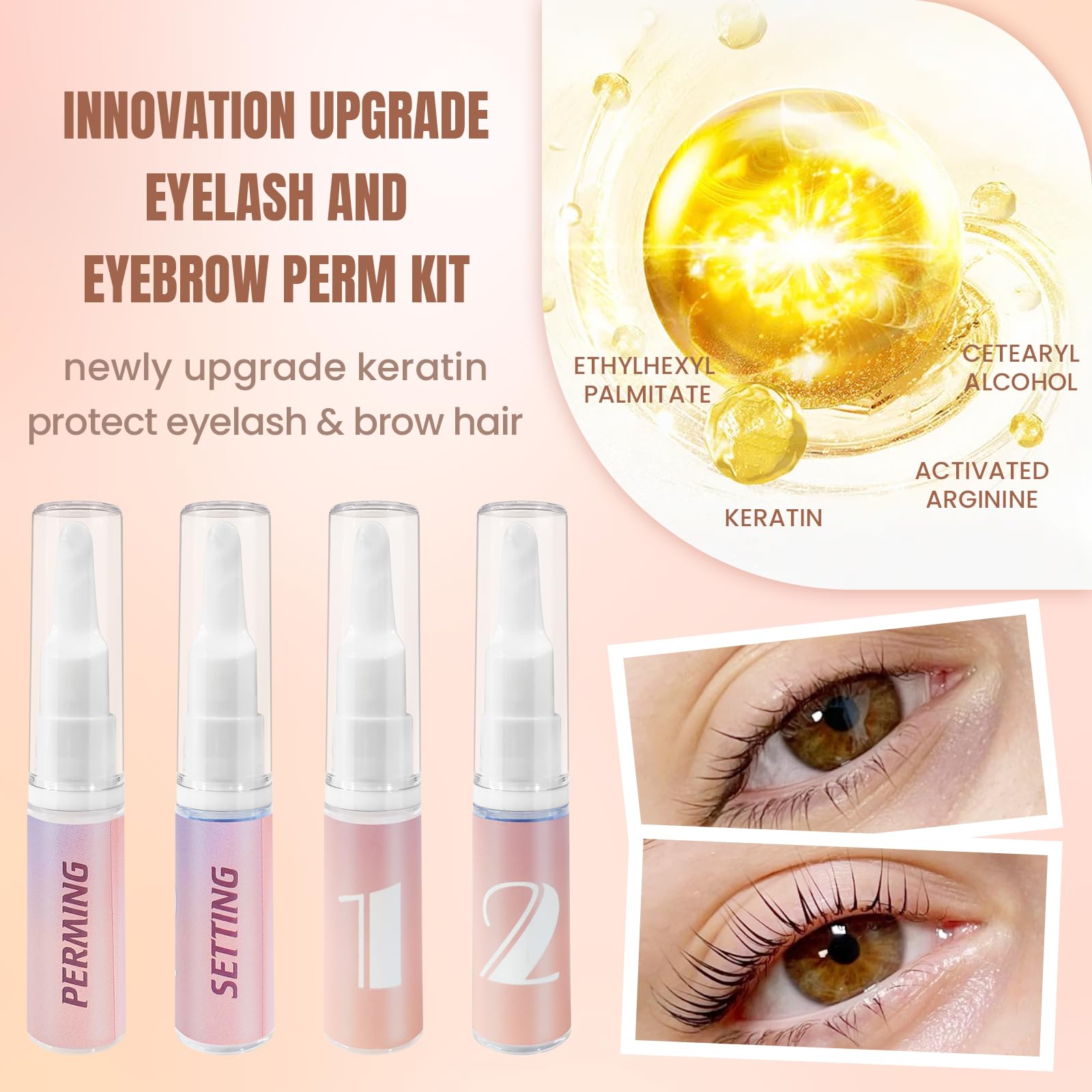 Lomansa adhesive keeps pads in place during the lash lift process.
