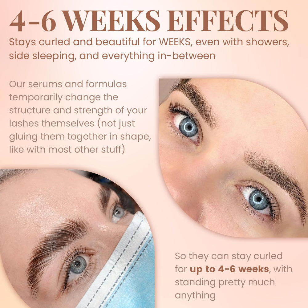 Lomansa perm solution powers a lifted, widened lash appearance with lasting effect.