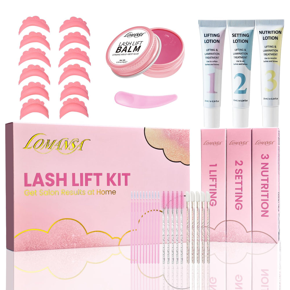 Lomansa Lash Lift Kit open-eye pad enables precise at-home application
