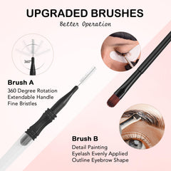 Lomansa Lash Tint Kit application brush for precise lash coloring
