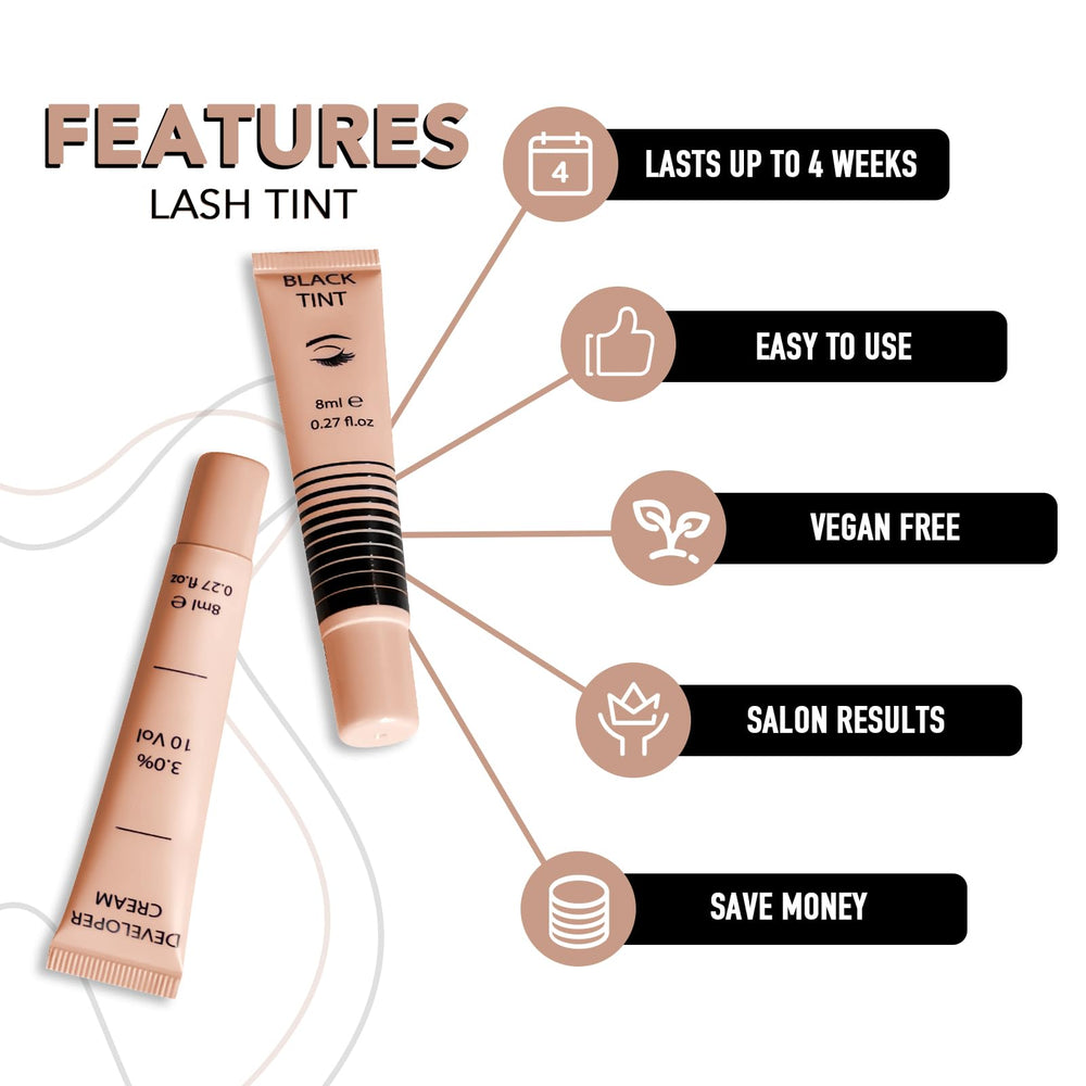 Lomansa Lash Tint Kit brow tint for natural eyebrow shade