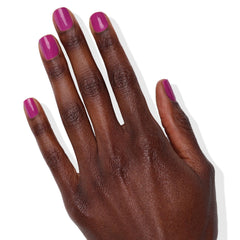 LONDONTOWN ultraviolet purple pigment swatch showcases vibrant, budge-proof color.