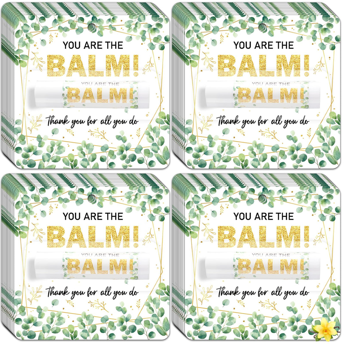 Lonfliness You Are The Balm lip balm tube with gift-ready sentiment.