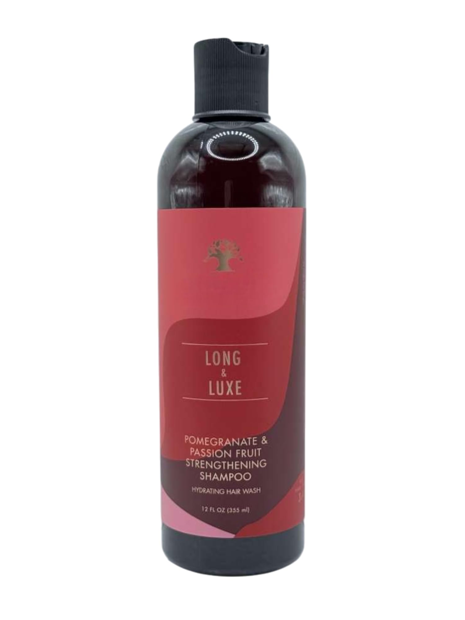 Long & Luxe conditioner tube with passion fruit supports elasticity.