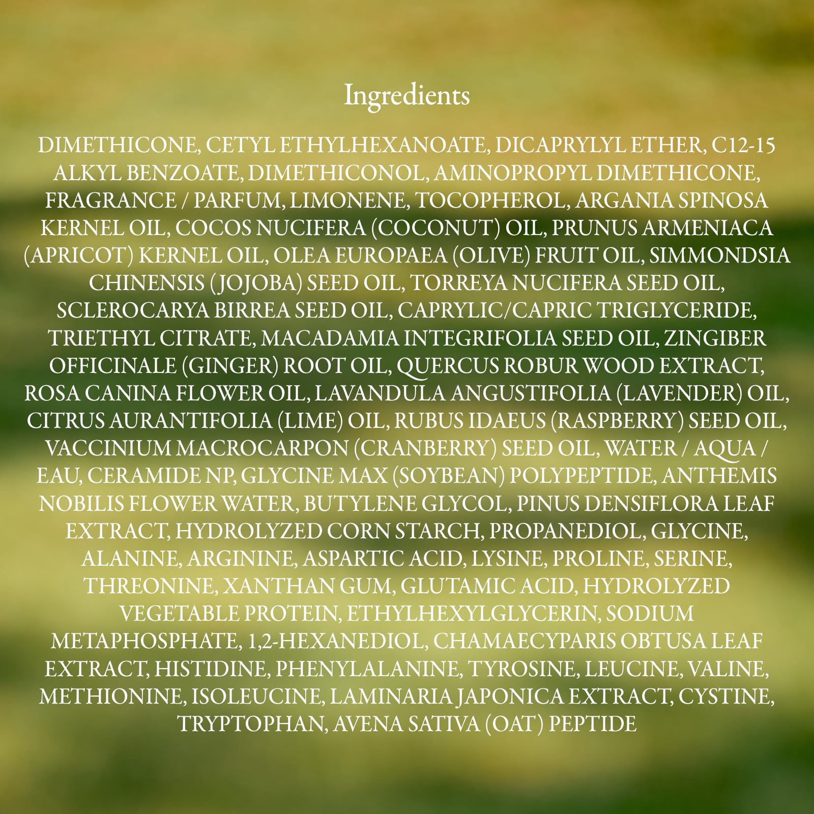 LONGTAKE Sandalwood Hair Oil Camellia peptide boosts hair texture.