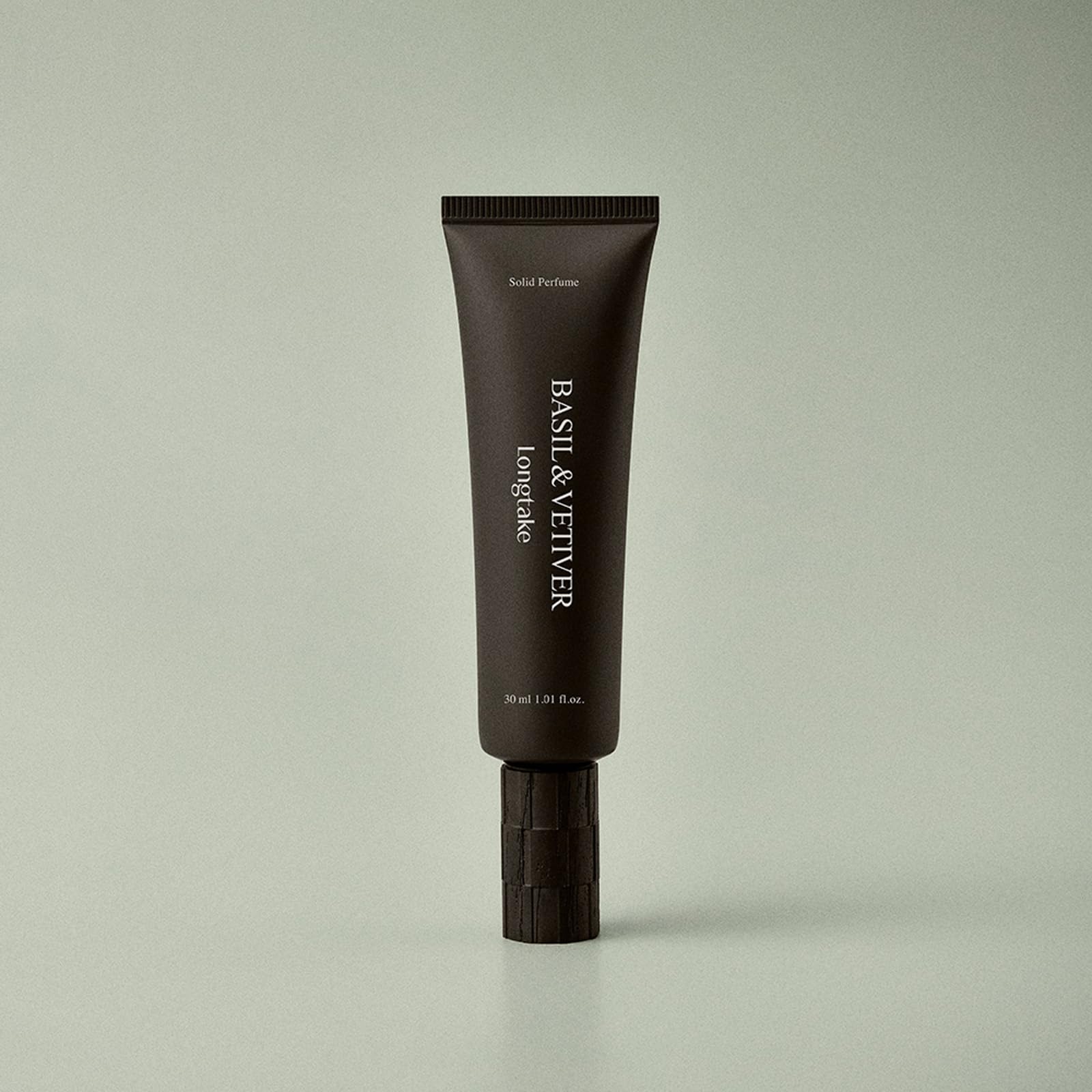 LONGTAKE solid perfume with spout tip for precise pulse-point application