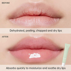 Loobexery 4-piece lip butter set on vanity shows compact, travel-friendly lip care.