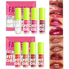 Loobexery fat oil lip gloss in 8 shades for everyday glossy lips.