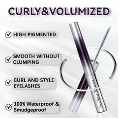 Loobexery fiber lash extension no-clump wand for defined lashes