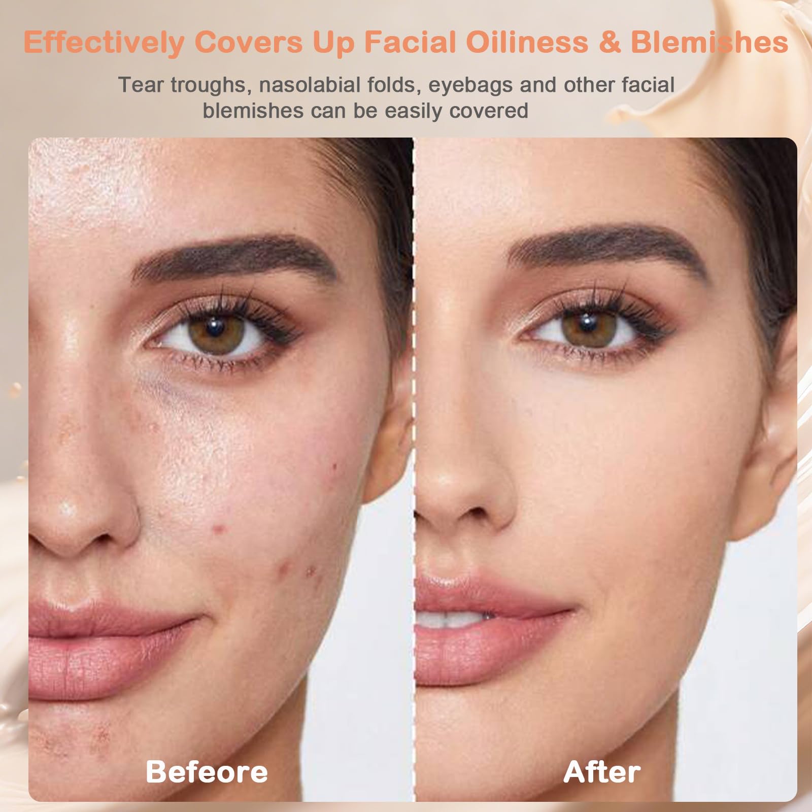 Loobexery Hush Foundation hydrating formula keeps skin moisturized.