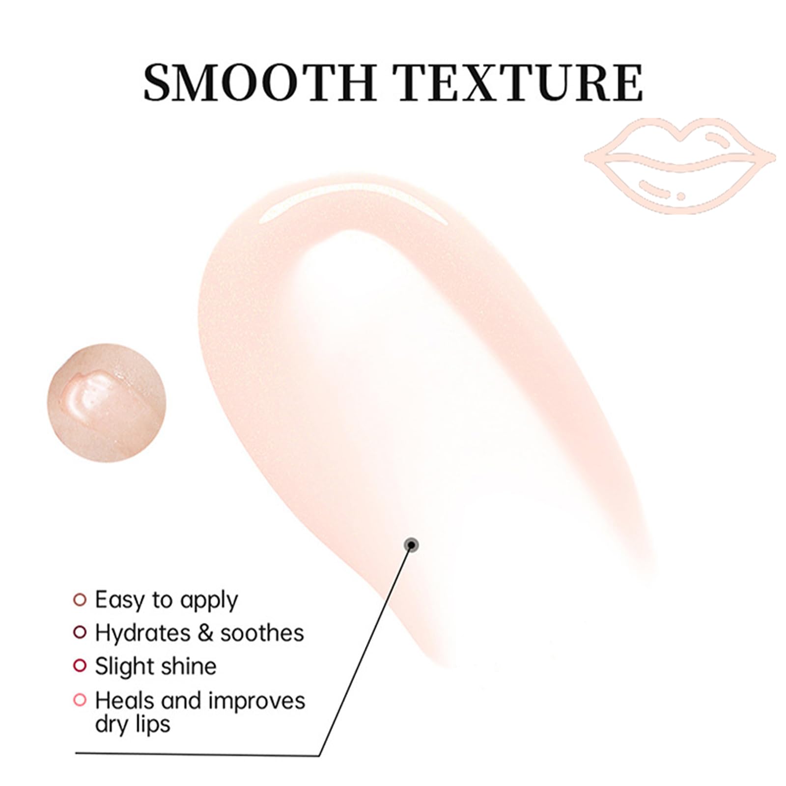 Loobexery lip balm tube against colorful backdrop highlights long-lasting hydration in all weather.