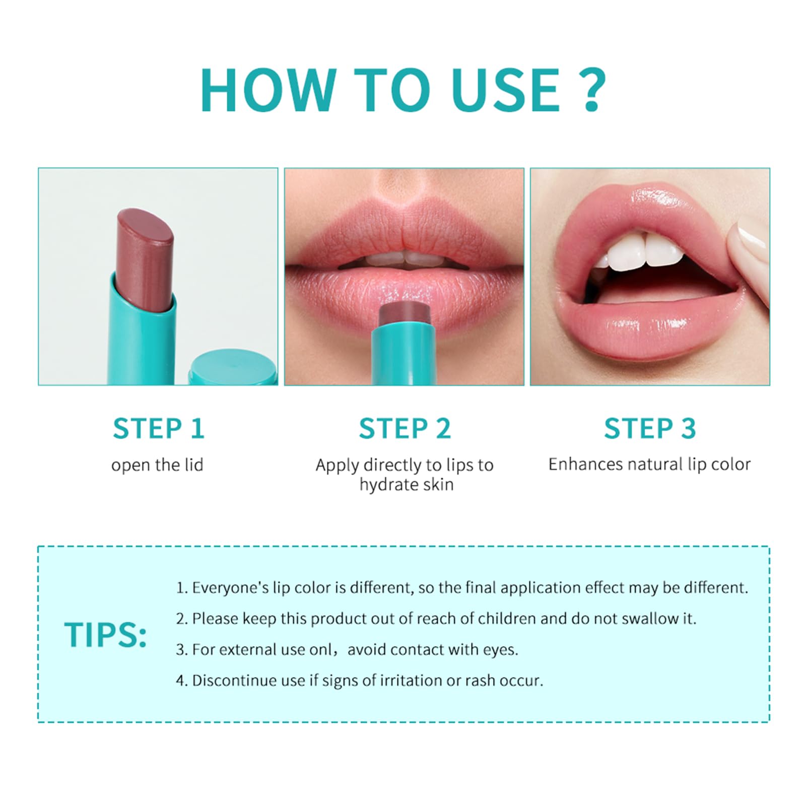 Loobexery lip tint gift-ready packaging makes a thoughtful present.