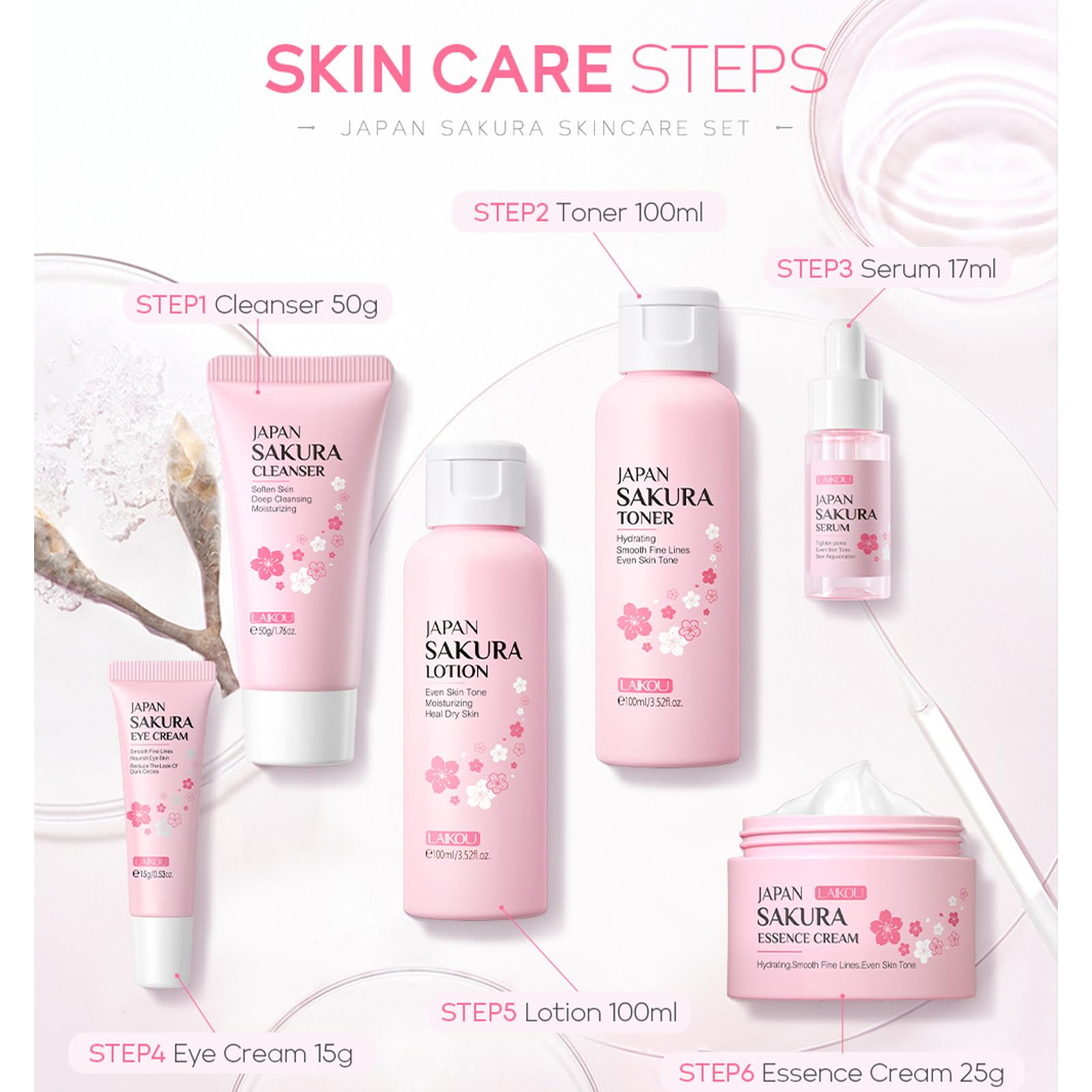 Loobexery Sakura essence cream nourishes and seals in moisture