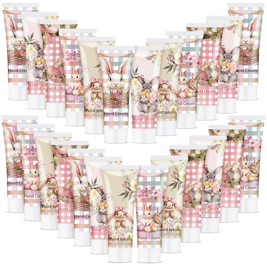 Loopeer Easter hand cream bulk pack in pink tubes delivers lightweight hydration for party favors.