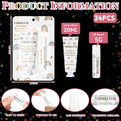 Loopeer bulk lip balm 24-piece set in compact 5g tubes for travel hydration