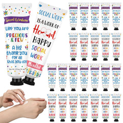 Loopeer social worker month hand cream set with 24 tubes, ideal for staff appreciation gifts