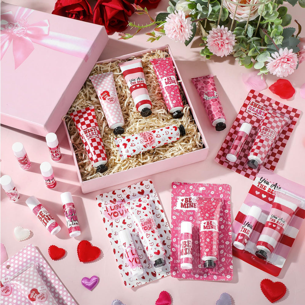 Loopeer Valentine gift set display shows 24-pack ready to gift
