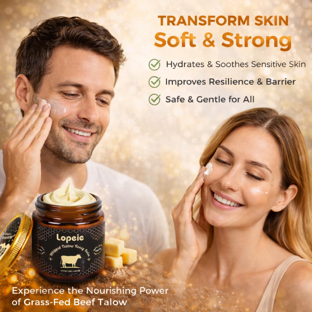 Lopeie raw honey formula highlighting nourishing cream texture