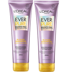 L'Oreal Paris EverPure Blonde shampoo bottle neutralizing brass on color-treated hair