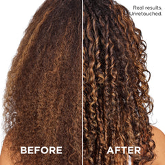 L'Oreal Paris EverPure color-treated hair after use shows healthier shine.