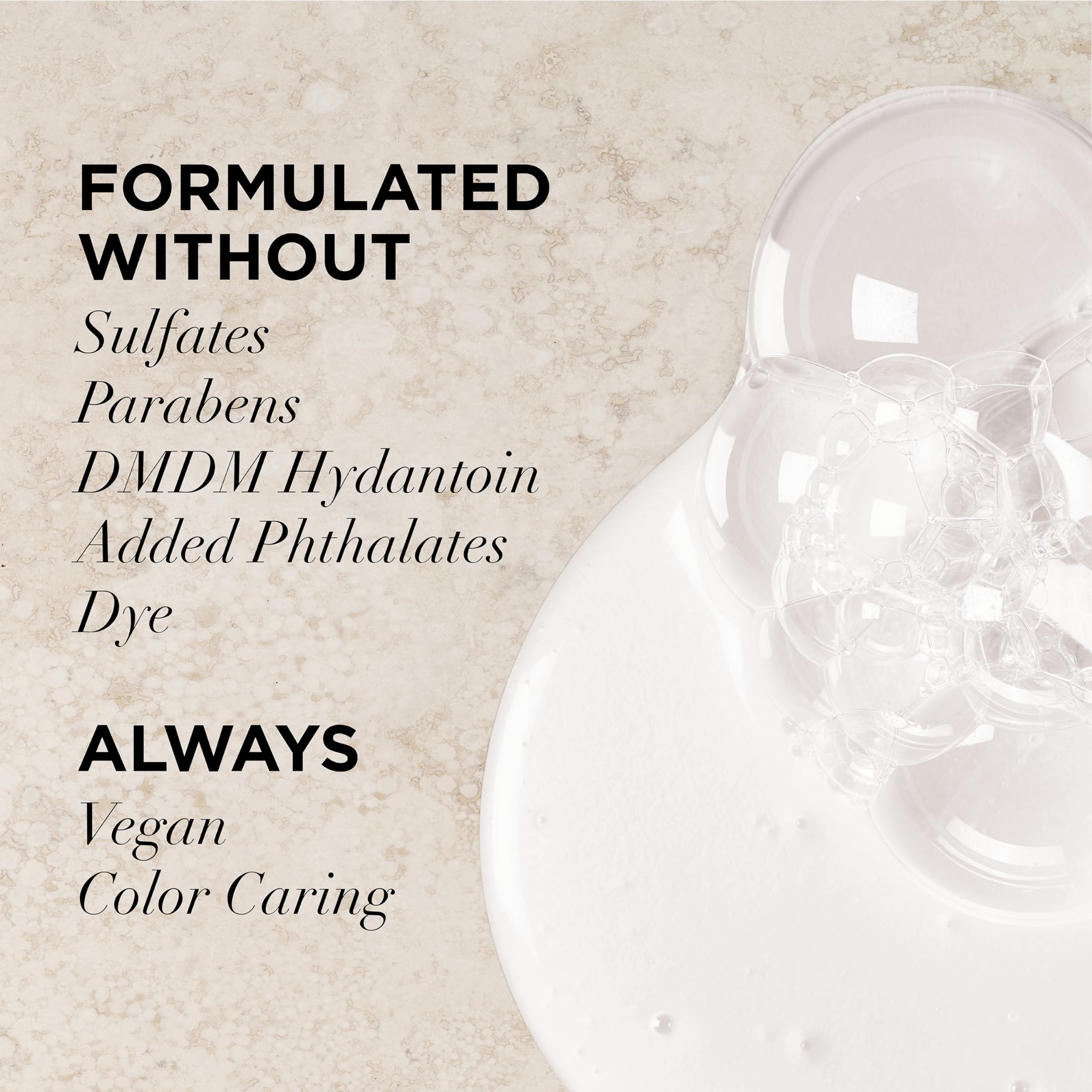 L'Oreal Paris EverPure lush foam during wash for a gentle cleanse.