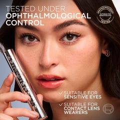 L'Oreal Extensionist Mascara magnetic pigments and fibers.
