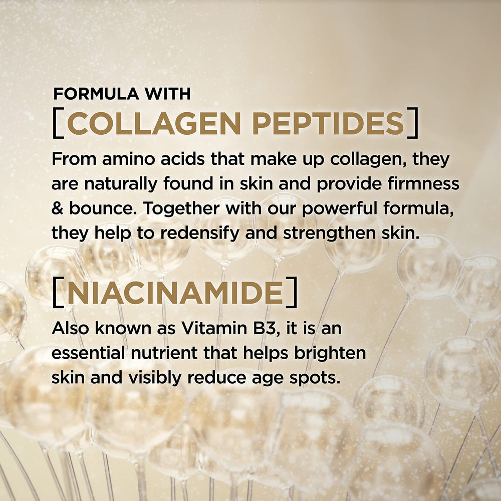 L'Oreal Paris Age Perfect Collagen Expert jar open reveals creamy overnight hydration formula