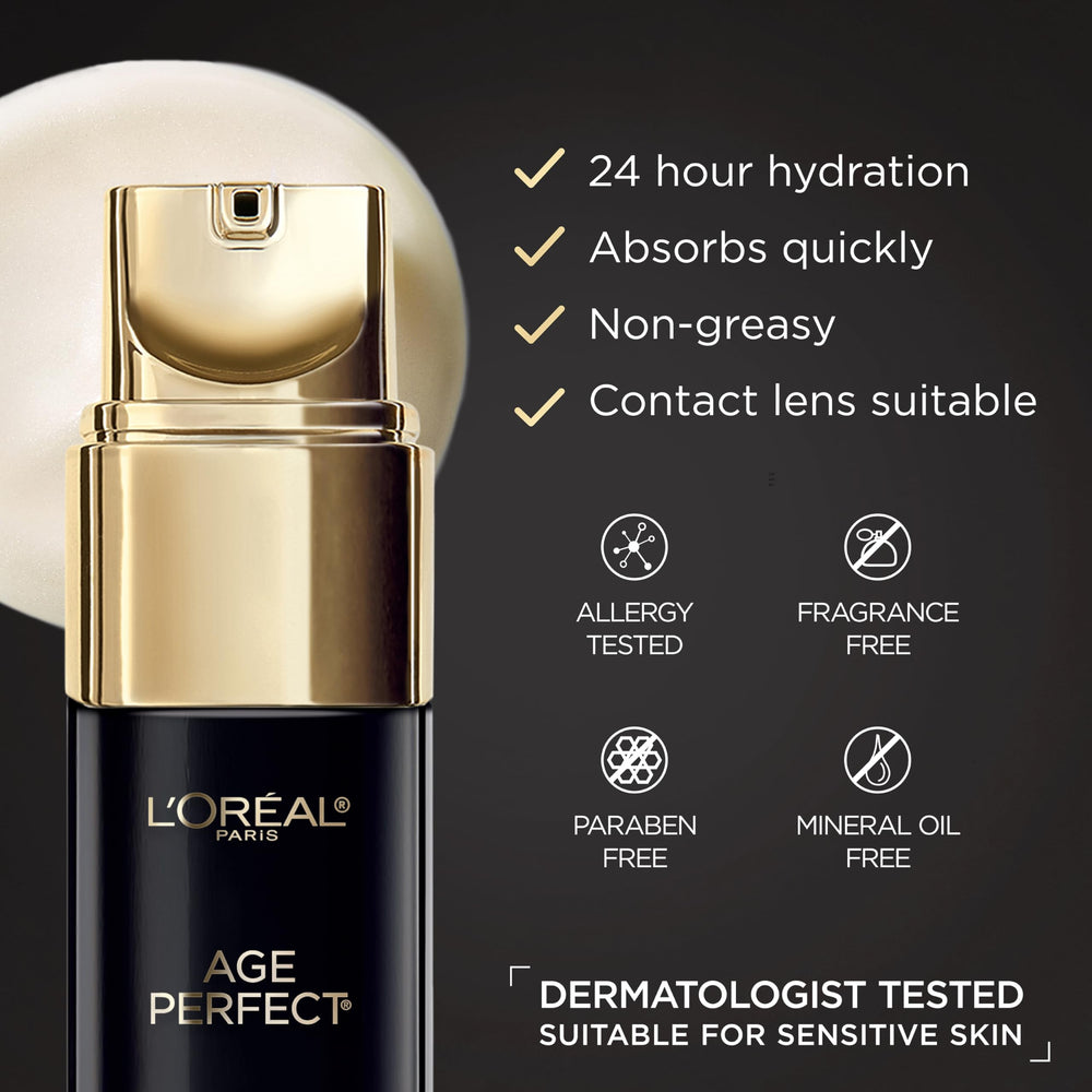 Smooth texture on fingertip demonstrates quick-absorbing, non-greasy formula.