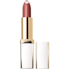 L’Oréal Paris Age Perfect Bright Mocha lipstick tube with hydrating serum.