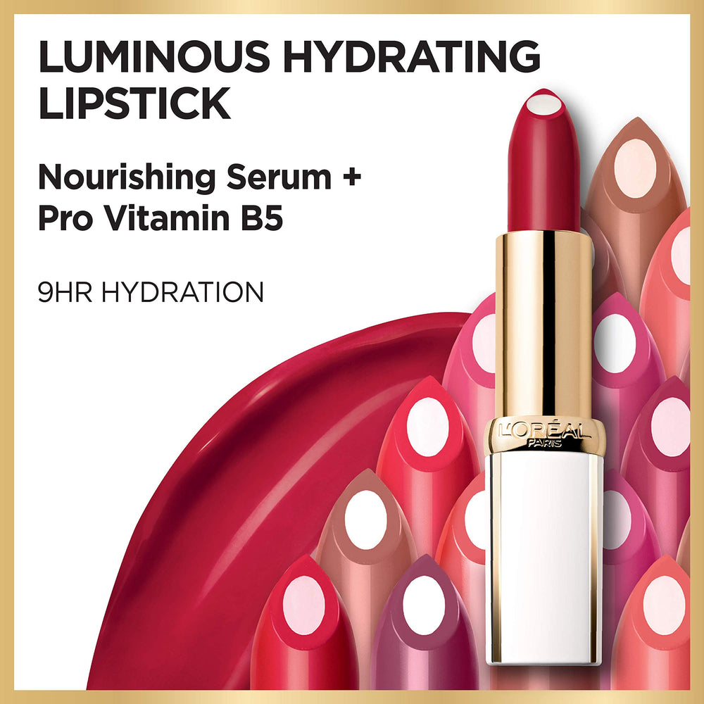 L’Oréal Paris Age Perfect formula nourishes lips with serum and Pro-Vitamin B5 for Plum Wine.