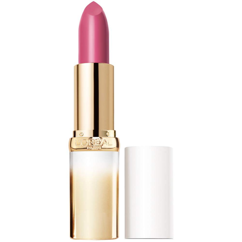 L'Oreal Paris Age Perfect Satin Lipstick 206 Vibrant Fuchsia tube with creamy color
