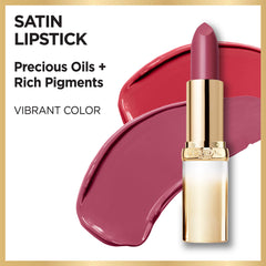 Subtle Primrose swatch on skin highlighting rich pigment and satin finish