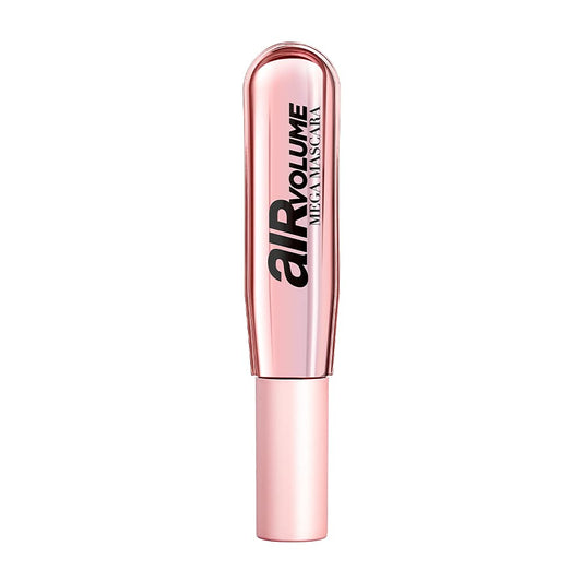 L'Oreal Paris Air Volume Mega Mascara bottle close-up showing weightless volume.