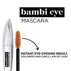 L'Oreal Paris Bambi Eye mascara resists smudging for a fresher appearance.