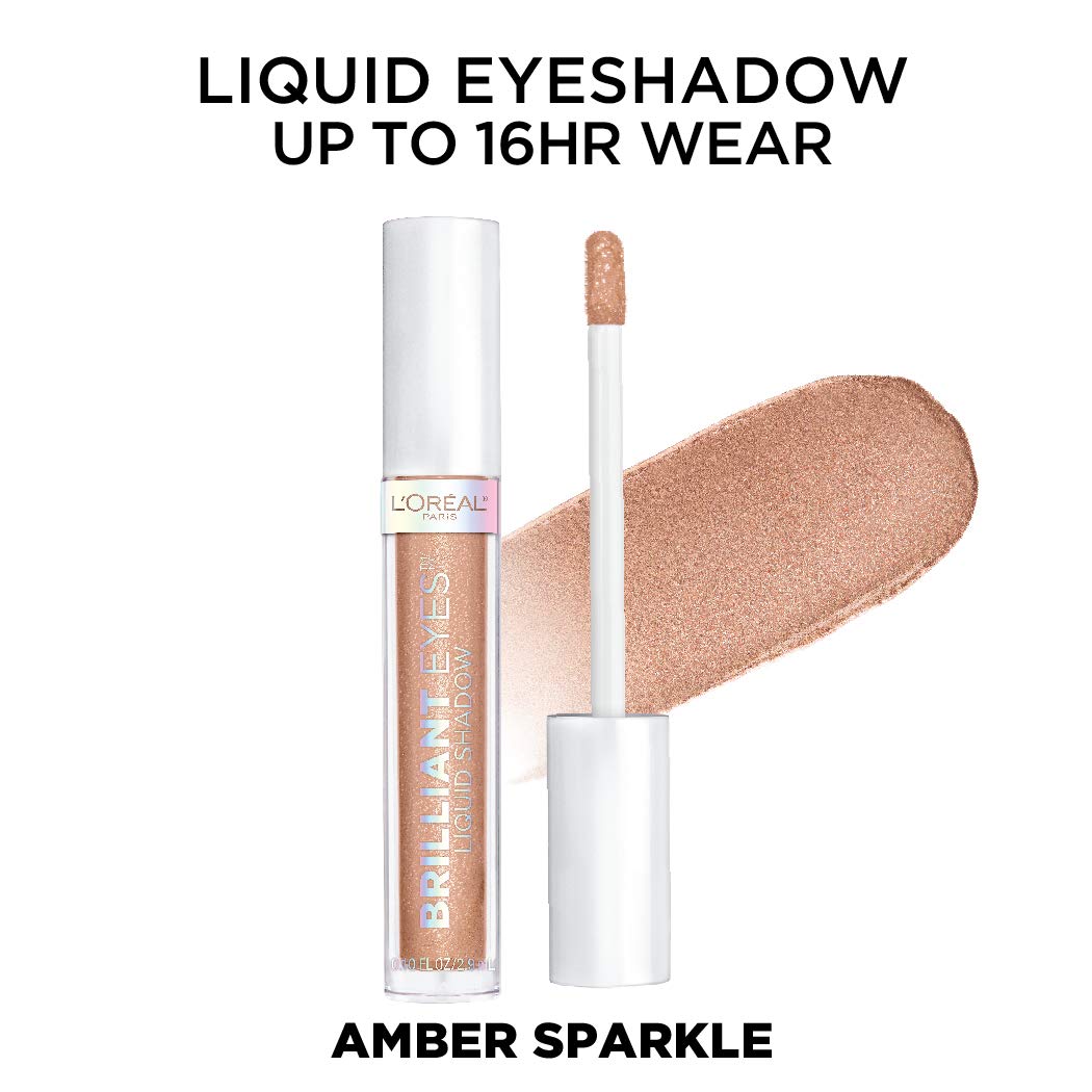 Amber Sparkle wear test showing long-lasting shimmer on lids