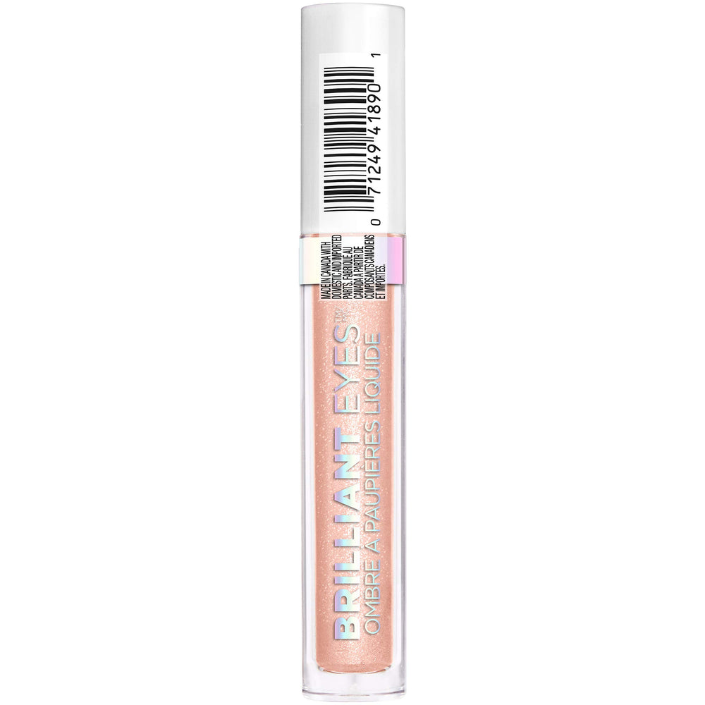 Brilliant Eyes doe-foot applicator delivering precise shimmer on lids