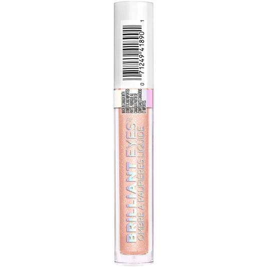 Brilliant Eyes doe-foot applicator delivering precise shimmer on lids