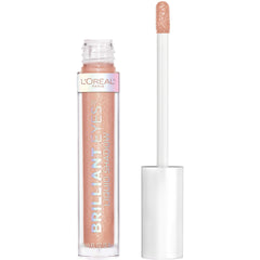 L'Oreal Paris Brilliant Eyes Rose Gem tube showcases high-shimmer liquid eye shadow.