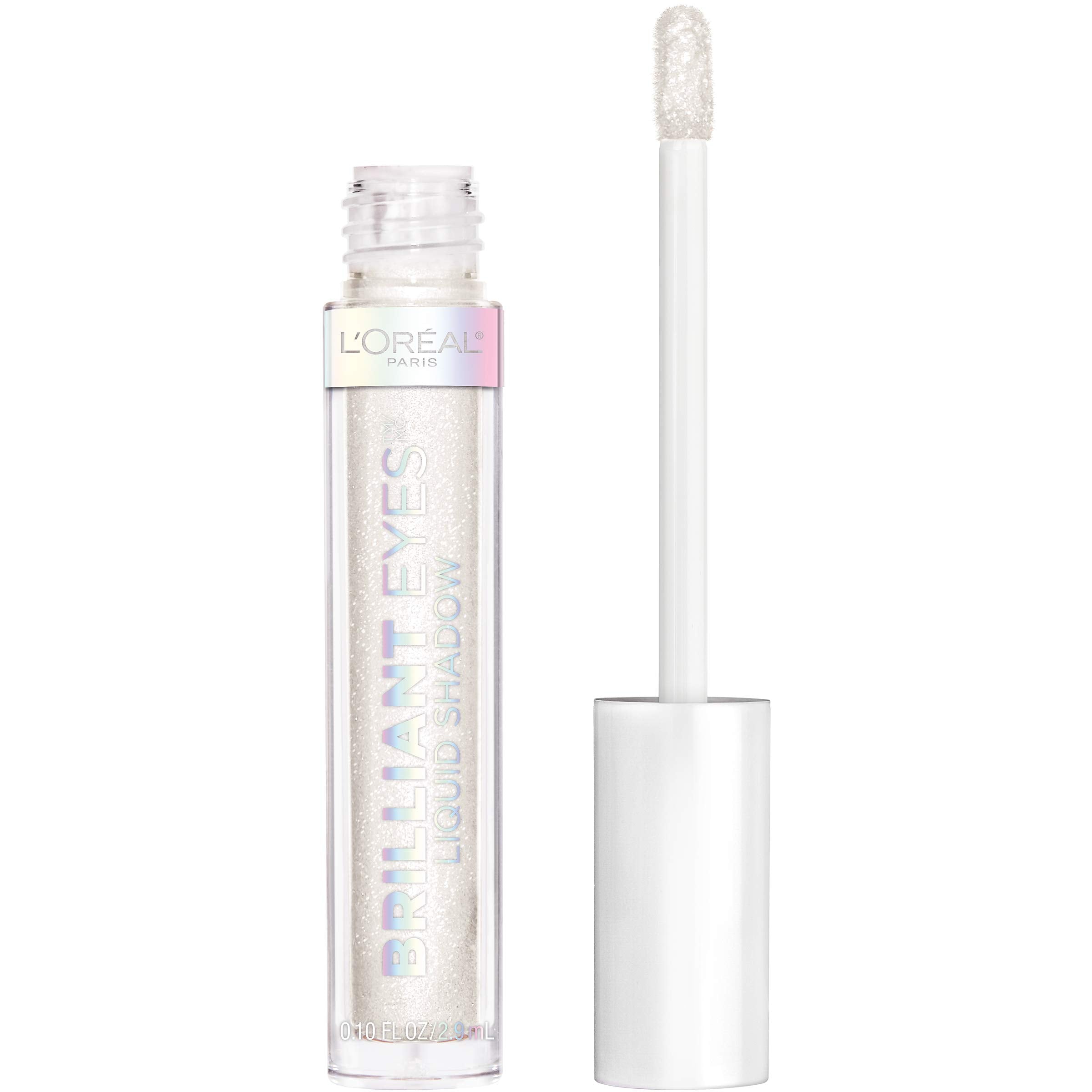 L'Oreal Paris Brilliant Eyes with string-of-pearls applicator deposits precise shimmer on lids