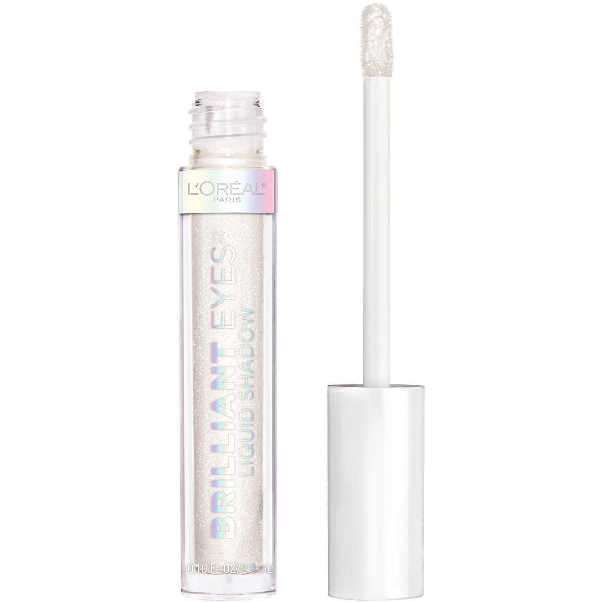L'Oreal Paris Brilliant Eyes with string-of-pearls applicator deposits precise shimmer on lids