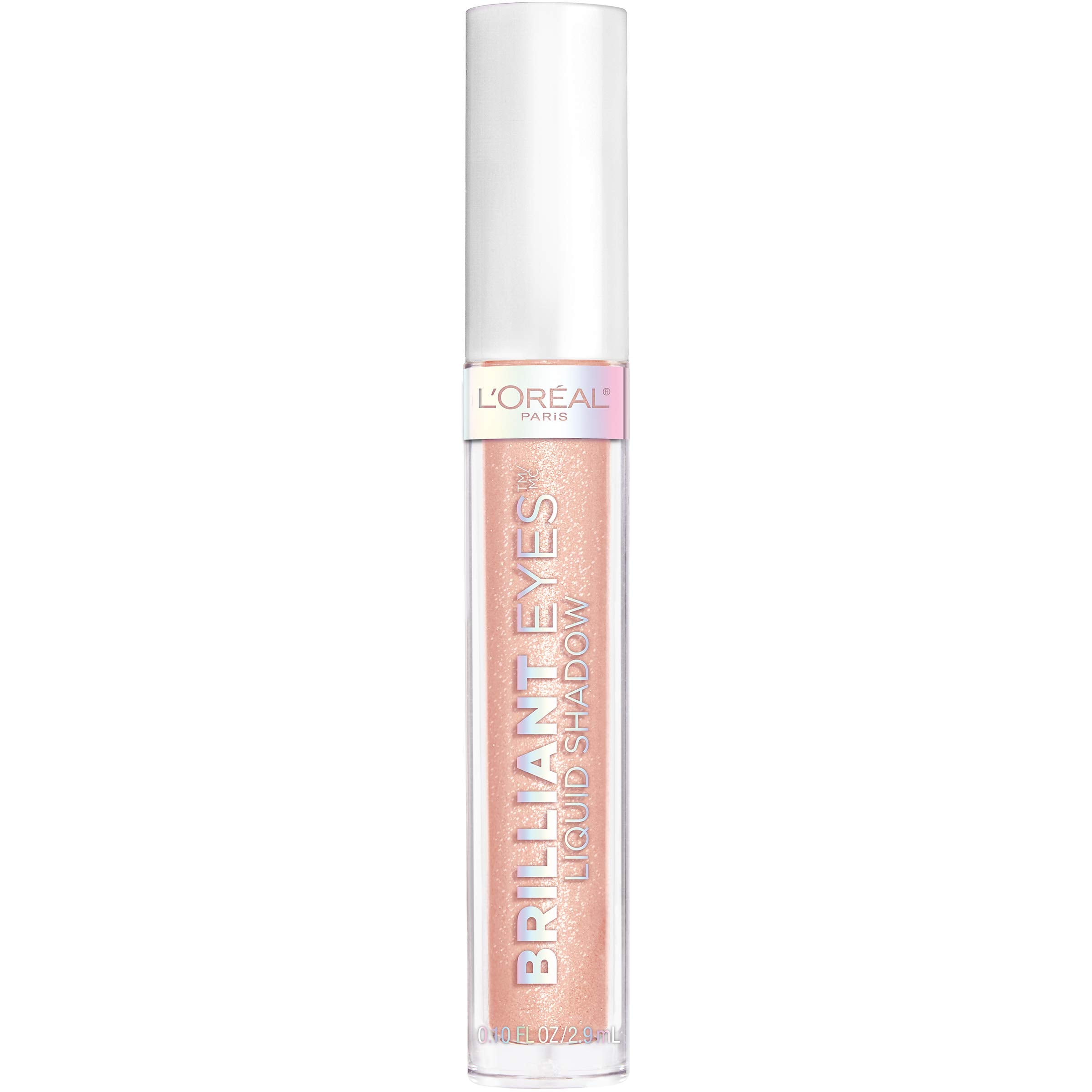 Transfer-proof shimmer minimizes fallout onto cheeks