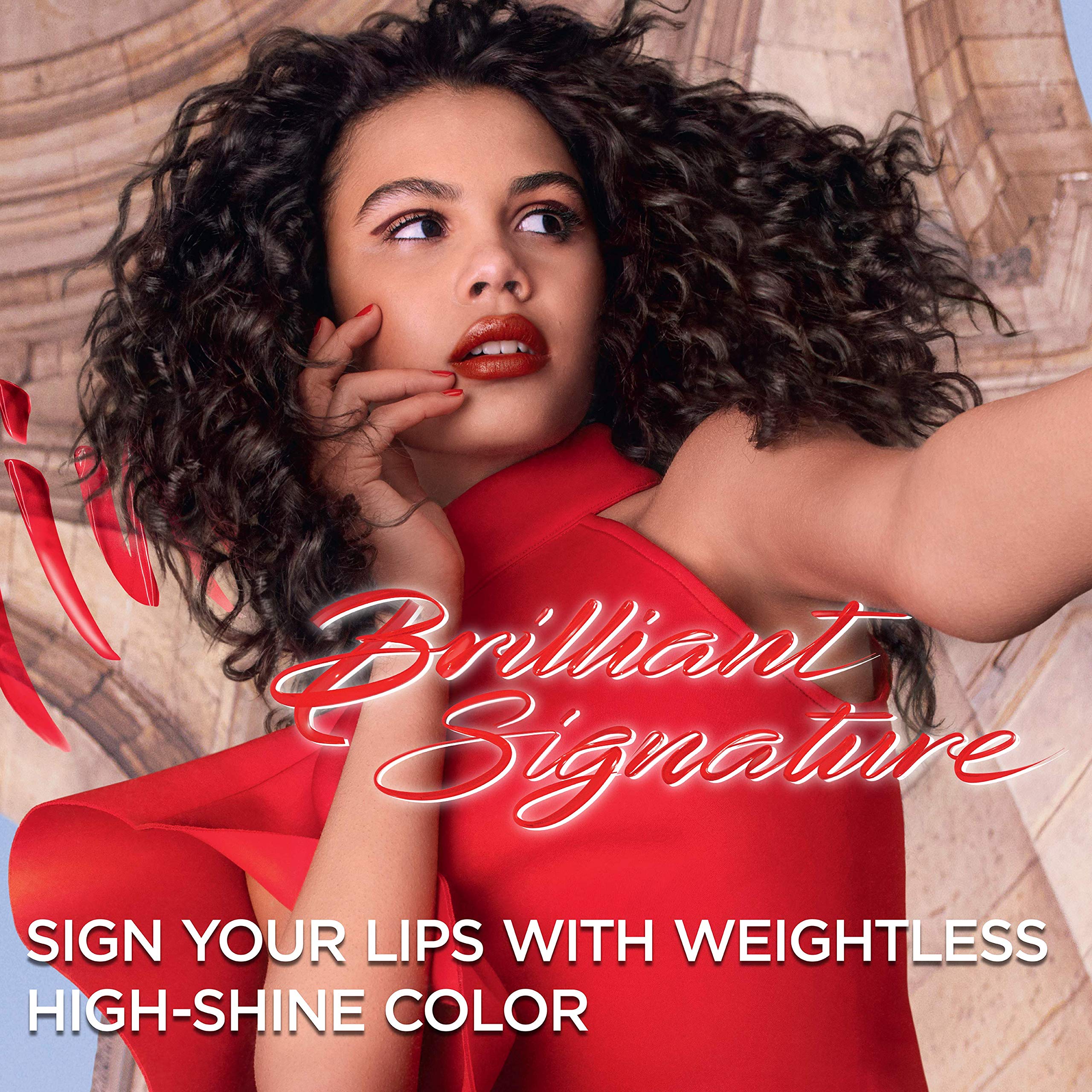 Nude shade lips for natural, polished everyday look with Brilliant Signature.