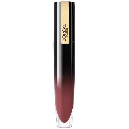 L'Oreal Paris Brilliant Signature lip stain delivers a shiny finish with smooth, precise application.