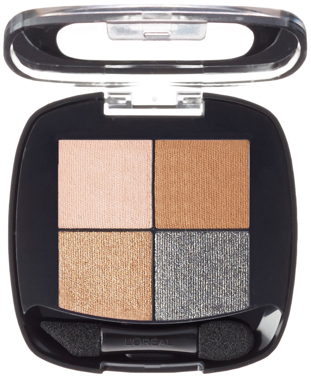 L'Oréal Paris Colour Riche Eye Pocket Palette shimmer and matte shades for crease-proof color payoff.