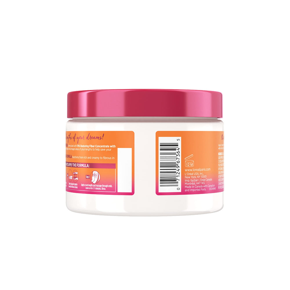 Close-up of Dream Lengths Savior Fiber Mask texture for easy application.