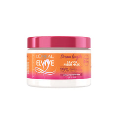 L'Oreal Paris Dream Lengths Savior Fiber Mask tube front for targeted length repair.