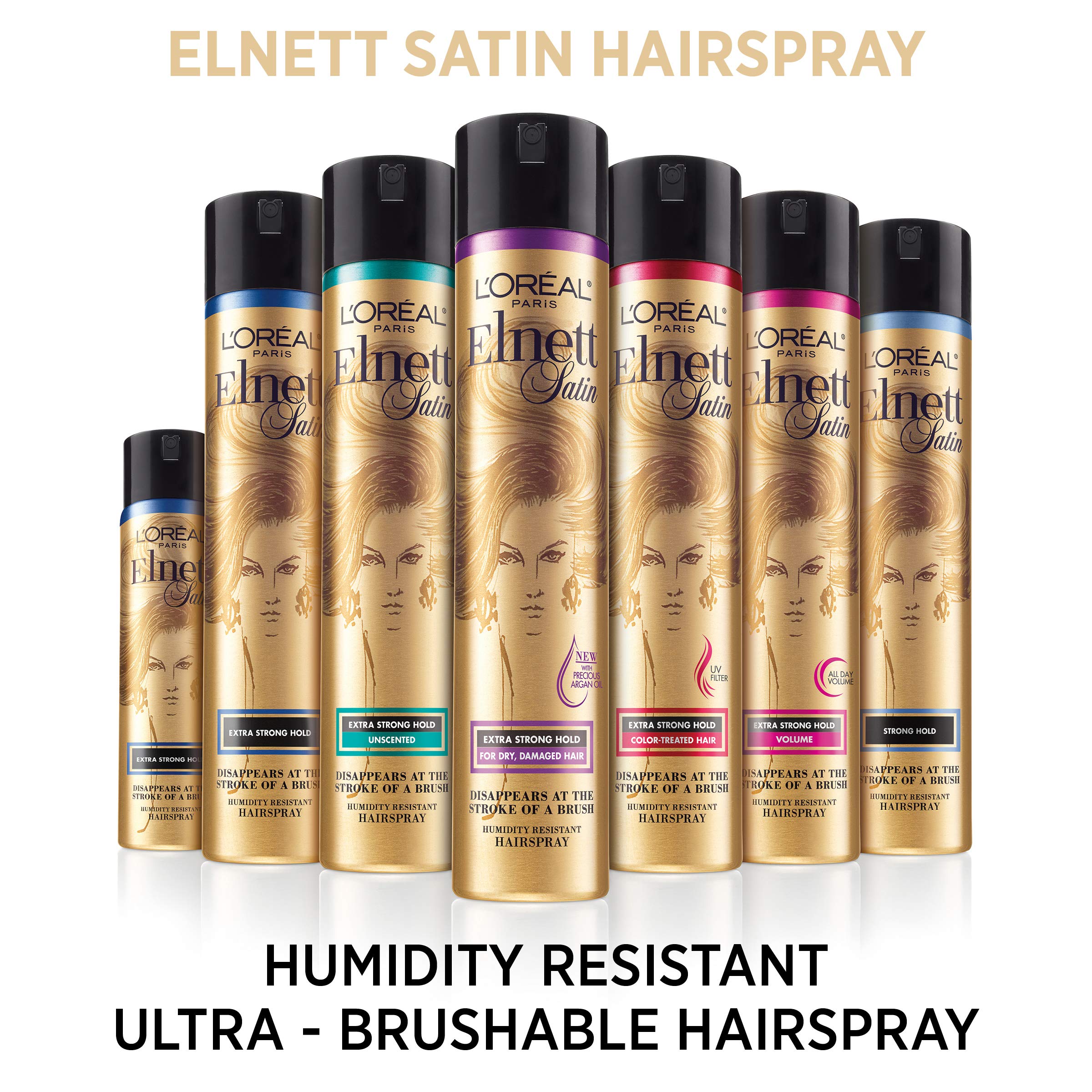 L'Oreal Paris Elnett on-the-go travel size suits jet setters.